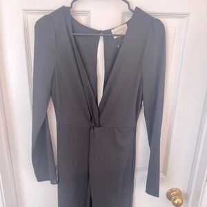 Black Long Sleeve Jumpsuit